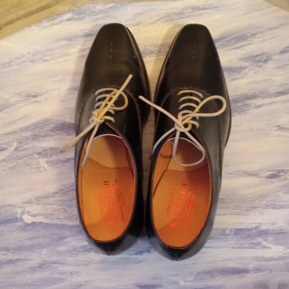 Scotch Grain Hirokawa Valentine Black Wingtips Men size 6.5 - Picture 5 of 10